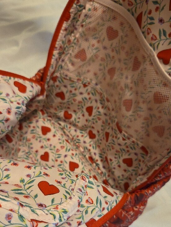 Vera Bradley Quilted Heart & Floral Backpack in Rust Orange main image 6